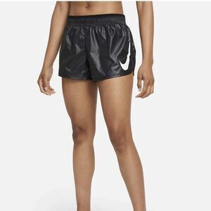 Nike Black Swoosh Running Shorts. Size Small.